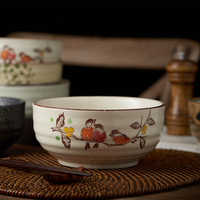 Fournisseur chinois de bols à pâtes japonais de 6 pouces, bols à ramen en porcelaine, bols de service en céramique de haute qualité