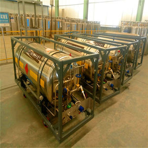 Presurizador externo Tanque de transporte criogénico DPW 210L Tanque criogénico de oxígeno y CO2 para educación - Product Image 6