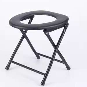 Chaise de toilette portable de sécurité réglable en hauteur chaise de toilette pour patient sièges de toilette en aluminium pour personnes âgées - Product Image 1