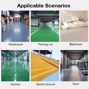 <span class=keywords><strong>Peinture</strong></span> liquide de sol en résine UV auto-nivelante en granit époxy imperméable pour le revêtement de béton appliqué par brosse de bureau commercial de garage - Product Image 5
