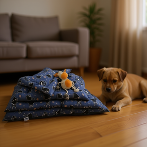 Set Letto per Animali Domestici YM1280 in Quattro Pezzi Imbottito in Cotone - Product Image 2