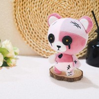 Boîte mystère de peluches personnages anime aux styles aléatoires, pendentif et porte-clés en peluche fantôme d'Halloween