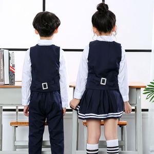 Uniformes scolaires sur mesure en usine <span class=keywords><strong>de</strong></span> Guangzhou Gilet d'école OEM pour filles Angleterre pour enfants et maternelle Vêtements d'école pour enfants - Product Image 5