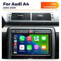 Système de navigation GPS MEKEDE MS Écran de voiture Android 8+256 Go 8 cœurs WiFi pour Audi A4 2000-2009 avec ventilateur de refroidissement