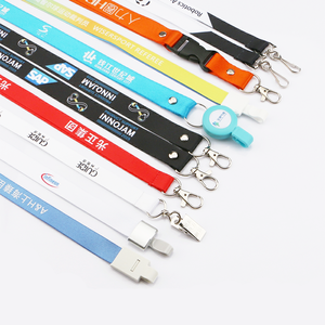 Lanières porte-clés personnalisées avec impression sérigraphique, écologiques, à prix d'usine, avec logo <span class=keywords><strong>Ecai</strong></span>, pour porte-cartes d'identité - Product Image 1