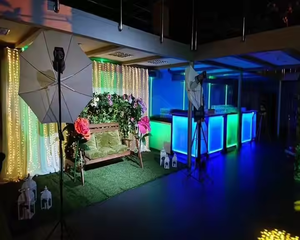 โต๊ะบาร์ LED แบบพกพา โต๊ะบาร์พับได้ เฟอร์นิเจอร์ไนท์คลับ โต๊ะบาร์ไฟ LED โต๊ะบาร์สีขาวยอดนิยม - Product Image 6