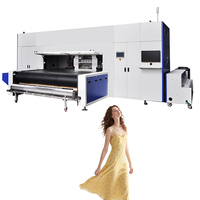 Tinta de recubrimiento 8 colores 600dpi 160 metros Impresora textil digital de algodón mercerizado Máquina de impresión de tela