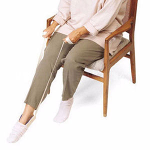 Aide à la mise des chaussettes sans effort pour personnes handicapées, personnes âgées et femmes enceintes, en plastique et tissu éponge, pour usage quotidien à la maison - Product Image 5