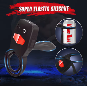 Anillo Vibrador con Control Remoto Beat <span class=keywords><strong>Eros</strong></span>, Dispositivo de Masturbación para Hombres y Mujeres, Anillo de Bloqueo de Esperma, Juguetes Sexuales con 8 Frecuencias - Product Image 3