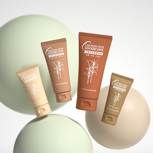 Custom 50ml 100ml 200ml Sugarcane Cosmetic Packaging <strong>Tube</strong> Sunscreen <strong>Tube</strong> - Product Image 4