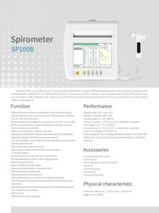 Günstiges Medizinisches SP100B <span class=keywords><strong>Spirometer</strong></span> Lungenfunktionsprüfgerät Tragbares <span class=keywords><strong>Spirometer</strong></span> Preis - Product Image 6