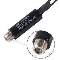 Prise femelle d'antenne 9,5 mm avec noyau magnétique, connecteur d'impédance ohmique pour alimentation TV 75OHM-300OHM