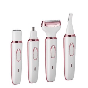 Épilateur multifonction rechargeable 4-en-1 pour femme, rasoir électrique portable pour sourcils et poils - Product Image 5