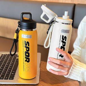 Nouvelle gourde isotherme de haute qualité en acier inoxydable 316 pour l'extérieur, personnalisable en usine, pour le cyclisme, les sports, la salle de sport, les flasques portables - Product Image 2