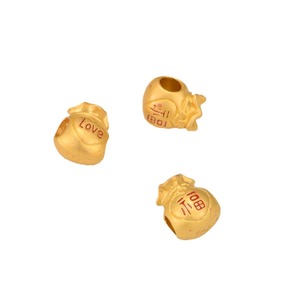 Chinese Style <b>Lucky</b> Bag Alloy Beads With Love And Fortune Character For <b>Bracelet</b> Making DIY Jewelry Accessories - Product Image 5