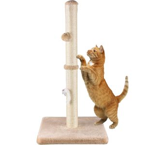 Legno grande gatto <span class=keywords><strong>tiragraffi</strong></span> appesa palla resistente gatto <span class=keywords><strong>albero</strong></span> <span class=keywords><strong>per</strong></span> uso interno in legno e corda di Sisal incluso - Product Image 1