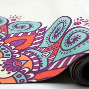 Nouveau design écologique 100% Polyester avec tissu en daim microsuède imprimé Pilates <span class=keywords><strong>Tpe</strong></span> gymnastique daim personnalisé pour tapis de Yoga - Product Image 6