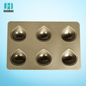 Golden 6-Cavity Chestnut Cake Mold Mini Longevity Bun Mousse Baking Pan Irregular Shape Cake Mold - Product Image 4