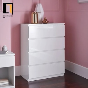 Armoire à 5 tiroirs <span class=keywords><strong>DECOHOME</strong></span> en bois manufacturé avec glissières métalliques pour salon et chambre à coucher, directement de l'usine - Product Image 3