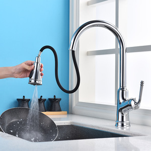 Robinet de cuisine moderne avec douchette extractible pour évier - Product Image 4