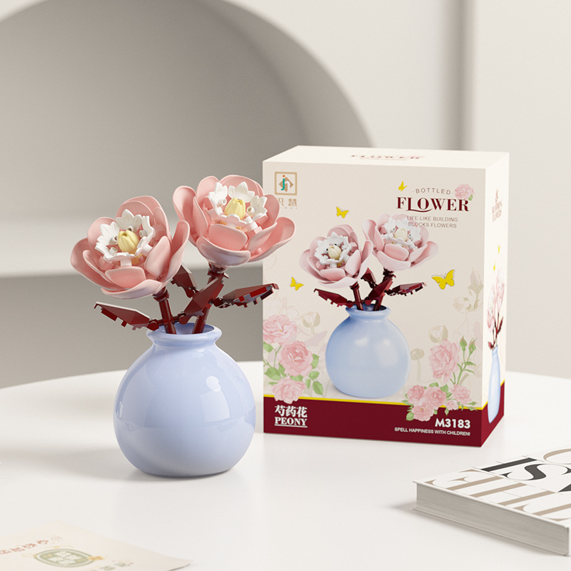 3183 arreglo de flores de peonía