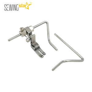 Pie prensatelas plano SEWINGstar P723 con doble varilla guía para posicionamiento en acolchado, pieza de equipo para procesamiento de prendas - Product Image 3