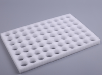 Mousse EPE conductrice antistatique double face, feuille de mousse ESD conductrice noire et antistatique blanche