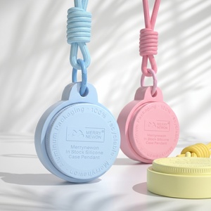 <b>Custom</b> Logo Aluminum Solid Perfume Jar Silicone Keychain Lanyard Portable Mini Tin Refillable Screw Cap <b>Lipstick</b> Salve Case - Product Image 5