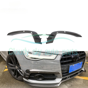 Ailerons avant en fibre de carbone style YT A S6 pour <span class=keywords><strong>A6</strong></span> C7 <span class=keywords><strong>SLINE</strong></span> 2016 - 2018 - Product Image 4
