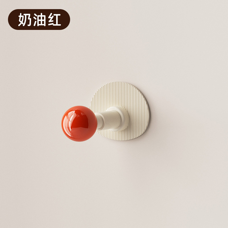 Single layer cream red