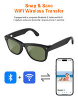Lunettes intelligentes IA de nouvelle génération avec caméra IA, appels HD, enregistrement d'assemblées IA en temps réel, traduction IA d'objets et IA, avec étui de charge