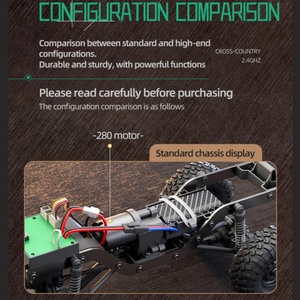 Nouvelle voiture RC 1:16 Hb R1610/R1611/R1612 4x4 tout-terrain avec phares LED réalistes, câble USB inclus - Product Image 4