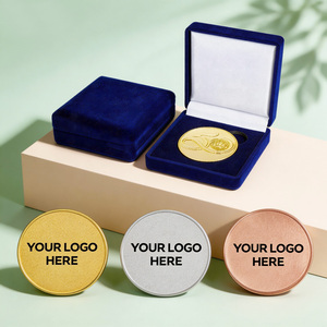 Moneta Personalizzata <span class=keywords><strong>da</strong></span> <span class=keywords><strong>Collezione</strong></span> Commemorativa in Lega di Zinco con Logo e Design Personalizzato, Smalto Morbido e Stampa su Metallo, in Confezione Regalo di Velluto - Product Image 1