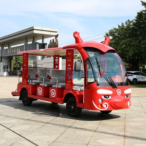 Bus électrique urbain Zhenda pour enfants, 14 passagers, entièrement fermé, neuf, mini-bus touristique de luxe du Henan - Product Image 2