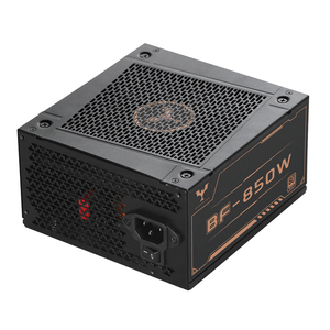 Bloc d'alimentation ATX 24 broches <span class=keywords><strong>850W</strong></span> Max Power 80Plus <span class=keywords><strong>Bronze</strong></span> Certifié Noir 120mm Ventilateur de refroidissement en stock pour PC de bureau Gaming - Product Image 1