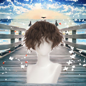 วิกผมผู้ชายผมสั้นหยิก ทนความร้อนสูง แบบไม่ต้องเย็บติด  ผลิตด้วยเครื่องจักร  ทรงหล่อแบบญี่ปุ่นเกาหลี - Product Image 6