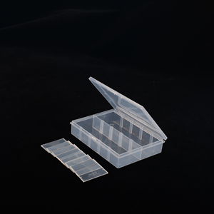 Wholesale hot sell 18 grids removable partition pp plastic case jewelry storage box storage boxes   bins Screw tool storage