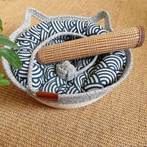 New Grass Vine Hand-woven Cat Scratch Board Cat Nest Integrated Wear-resistant Four Seasons Universal Luxury Pet Nest - Product Image 6