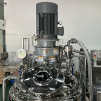 Mélangeur émulsifiant sous vide Offre Spéciale ligne de production de dentifrice mayonnaise faisant la machine homogénéisateur cosmétique