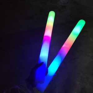Oem Neon Baton Wand Ống nguồn cung cấp bên đa màu sắc tùy chỉnh Glow giá rẻ đêm chạy sử dụng nhấp nháy ánh sáng lên cổ vũ LED Foam Stick - Product Image 2