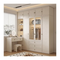 Armoire coulissante modulaire en bois blanc pour chambre de bébé, meuble de rangement design