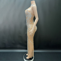 Novance Y4303 Fabricants de vêtements sur mesure, robe de bal de luxe personnalisée avec paillettes de diamants, robe longue de soirée élégante