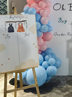 Décor de fête de révélation du sexe de bébé garçon ou fille, accessoires personnalisés, impression numérique moderne sur panneau KT, Chine