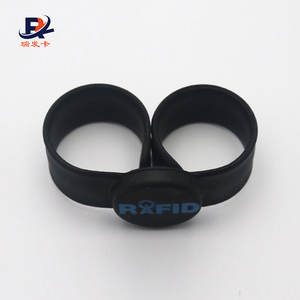 Китайский завод, высокое качество, 22,5 см, изготовленный на заказ силиконовый смарт-браслет LF/HF/UHF RFID, ремешки на запястье - Product Image 2