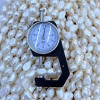 10-11mm Naturel D'eau Douce Blanc Couleur Trou Droit Perles Baroques En Gros