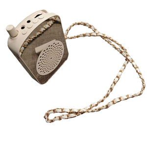 Portable M10 Clip Lapel MIC & Casque Haut-Parleur Boîte de Charge 2-en-1 Son Stéréo 3 Heures Batterie de Travail Outil de Formation Léger - Product Image 4