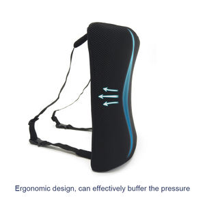 Cojín lumbar ortopédico para <span class=keywords><strong>silla</strong></span> de oficina, soporte de espalda para coche y conductor de autobús, con cubierta de malla transpirable - Product Image 6