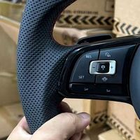 Volant en cuir de haute qualité pour Volkswagen Golf 6 7 MK7 GTI GTD GTE Polo Tiguan Passat CC
