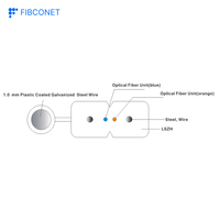 Kabel Patch Cord Fiber Optik Single Mode G652D/G657 Tipe Konektor SC LC FC ST MTP MOP dengan Selubung LSZH untuk FTTH FTTB FTTX