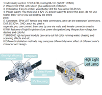 Lumières LED en forme de pierres précieuses, éclairage extérieur permanent pour les fêtes, contrôle intelligent par application, 12V, 30 mm, IP68, lumière ponctuelle à pixels, lumières LED permanentes pour Noël